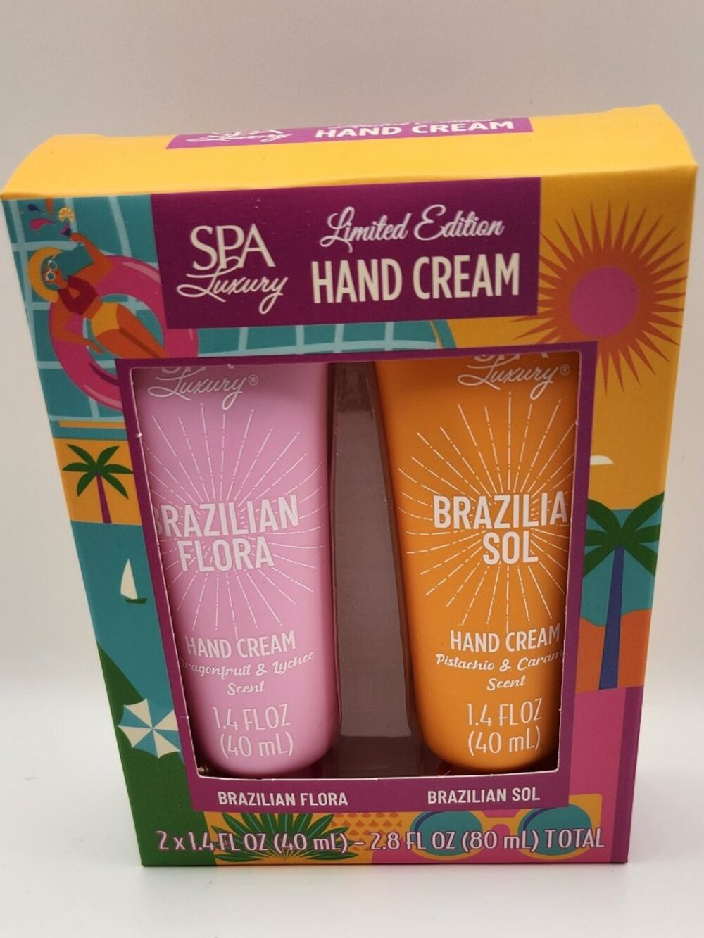 Spa Luxury Limited Edition Hand Creme Brazilian Floral & Sol NIP